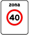 Speed limit zone