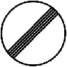 End of all prohibitions imposed earlier by signaling the vehicle in motion